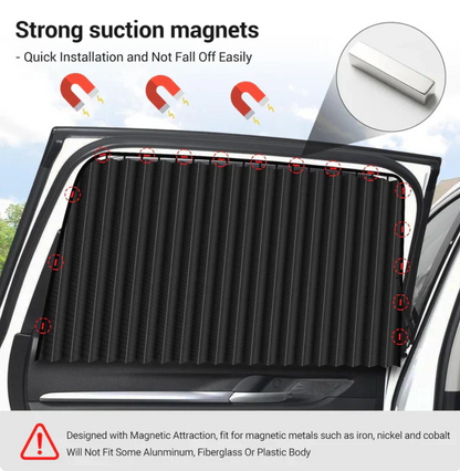 Magnetic Car Curtains For All Car Windows